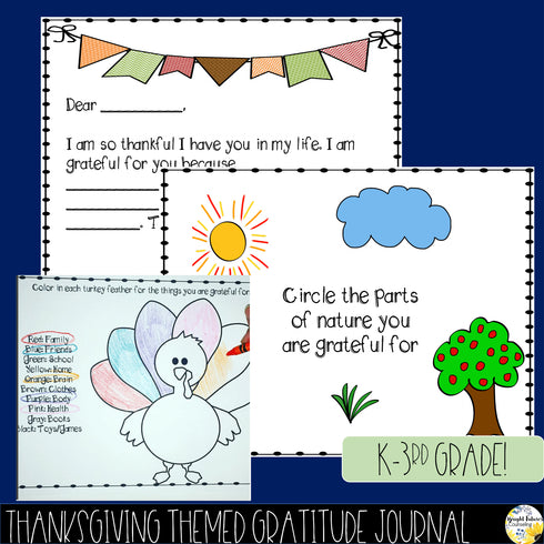 Gratitude Bundle - Year Round and Thanksgiving Themed Gratitude Activities